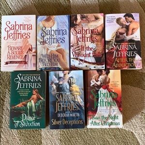 SABRINA JEFFRIES (7) Romance Novels!